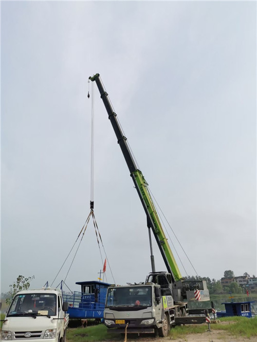 吕梁市桥梁建设吊装案例